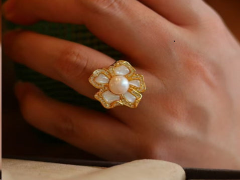 Natural Pearl Ring